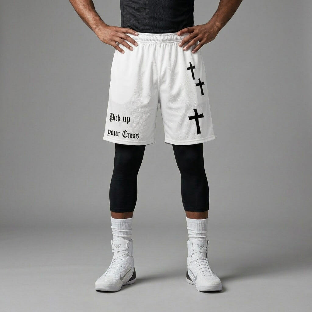 Pick Up Your Cross Shorts