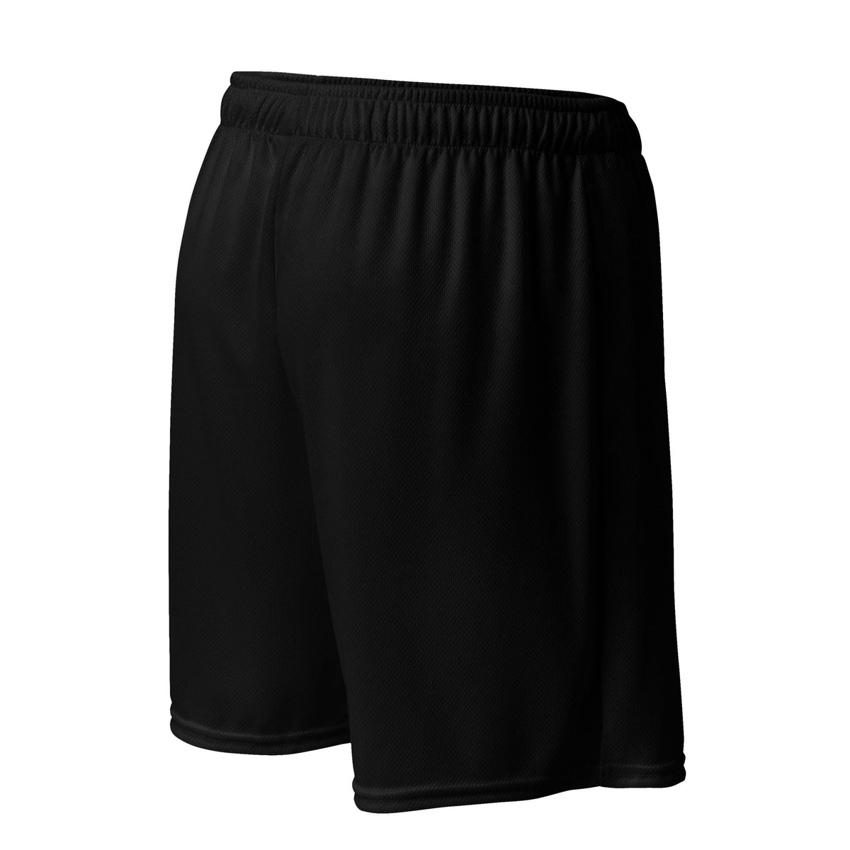 p.4.13 black basketball shorts back right