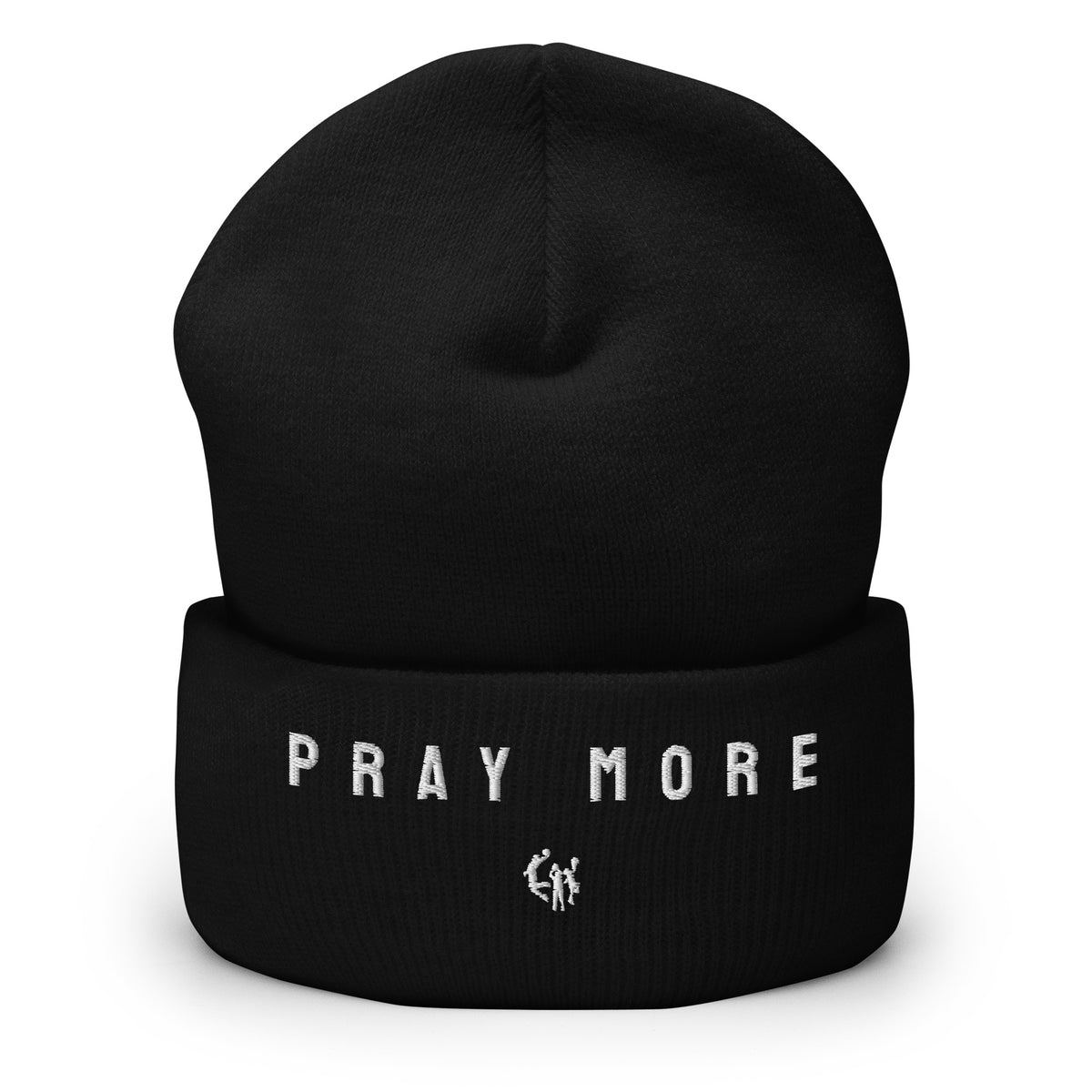 Pray More Cuffed Beanie || B