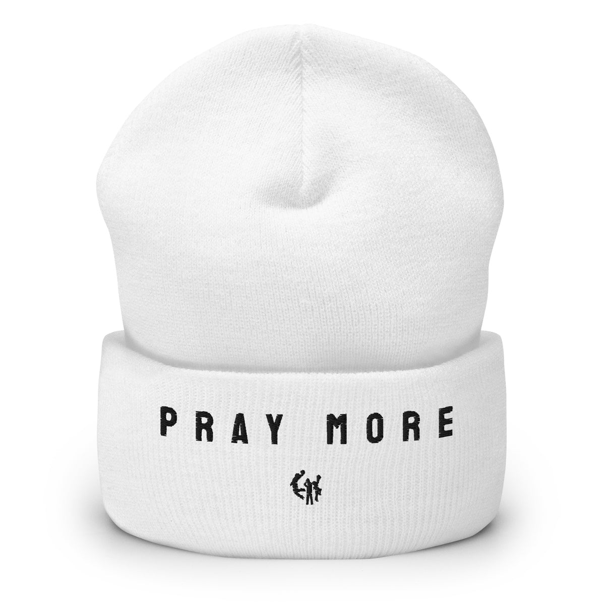 Pray More Cuffed Beanie || W