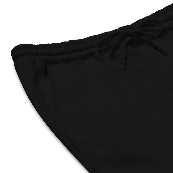 black family fleece basketball shorts waist